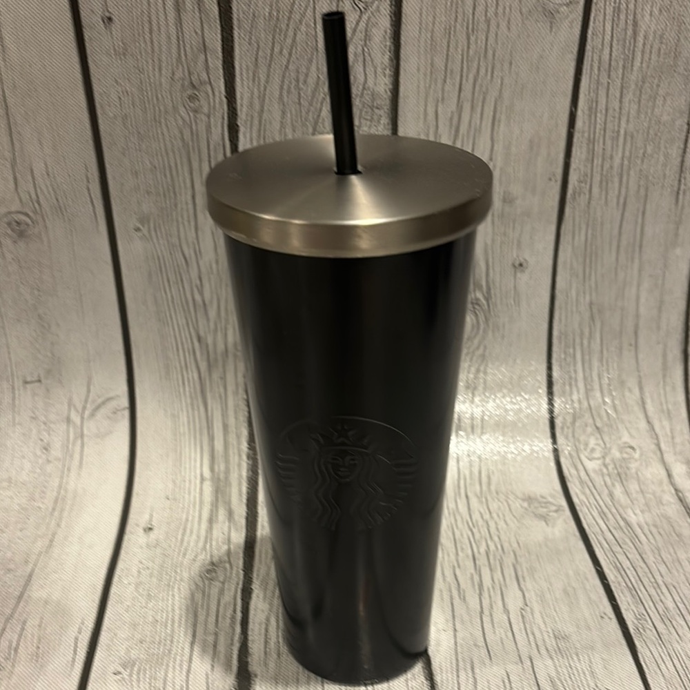 Starbucks steel cold cup black matte 24 oz